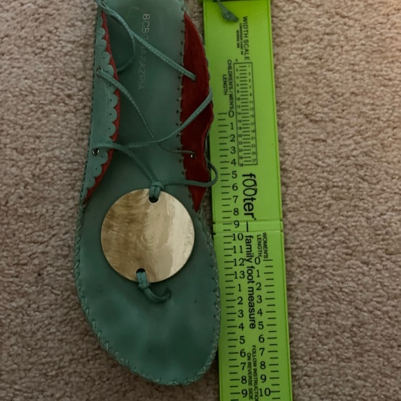 “BCBG” Gladiator Wrap Suede Sandals - Picture 8 of 8